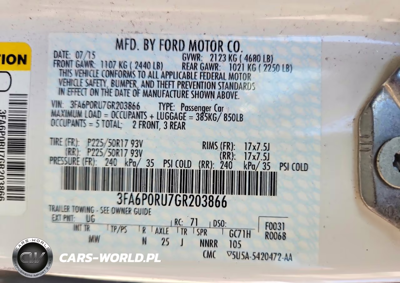 2016 Ford Fusion Titanium Hev VIN:3FA6P0RU7GR203866 - 12