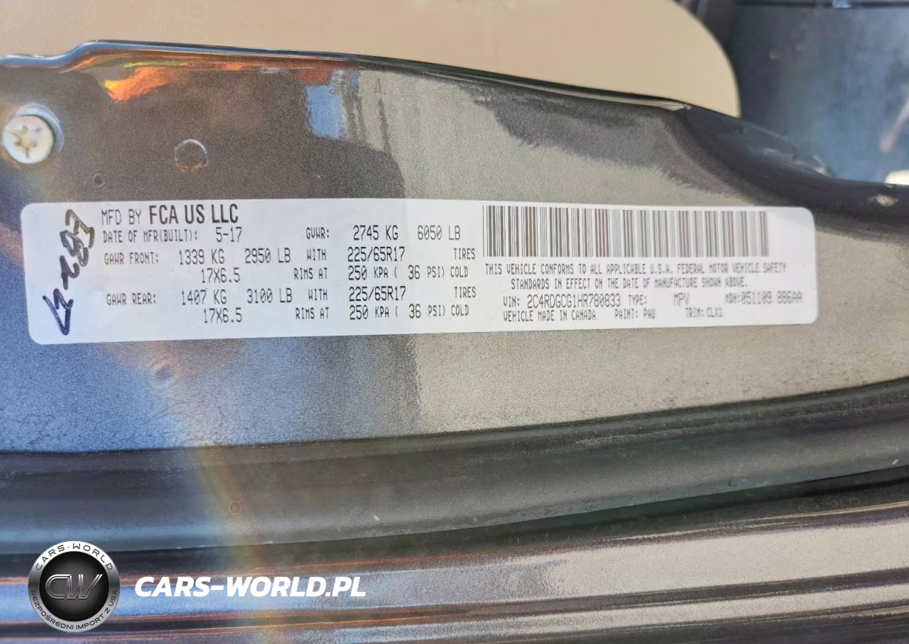 2017 Dodge Grand Caravan Sxt VIN:2C4RDGCG1HR780833 - 13