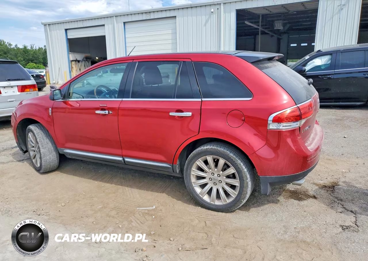 2011 Lincoln Mkx VIN:2LMDJ6JKXBBJ10010 - 2
