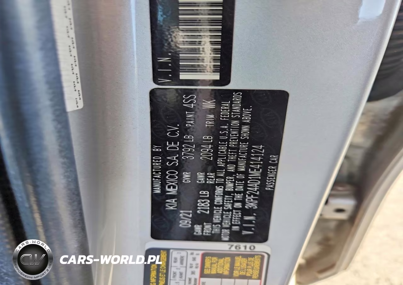 2021 Kia Forte Lxs VIN:3KPF24AD1ME414124 - 13