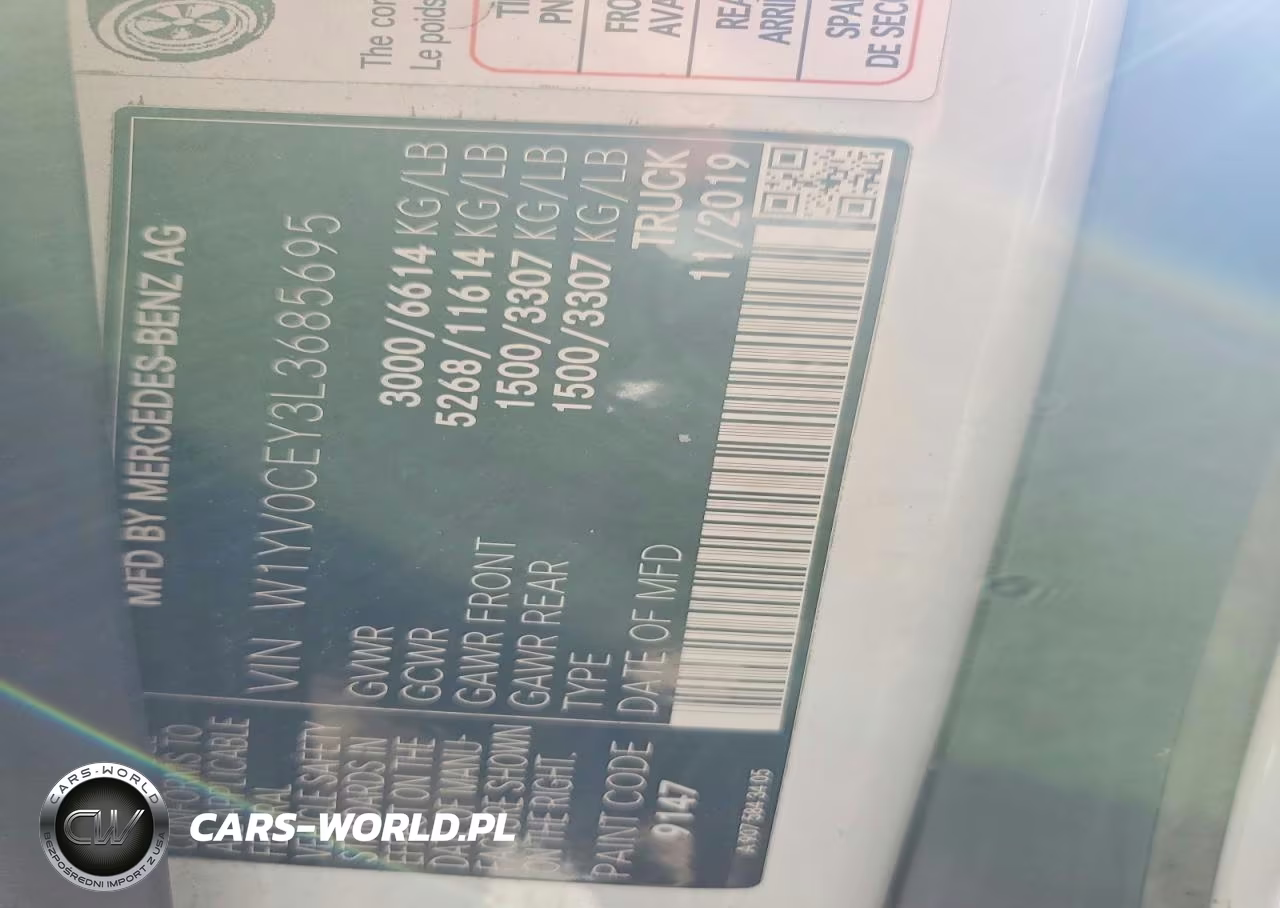 2020 Mercedes-Benz Metris Delivery Van VIN:X1YV0CEY3L3685695 - 12