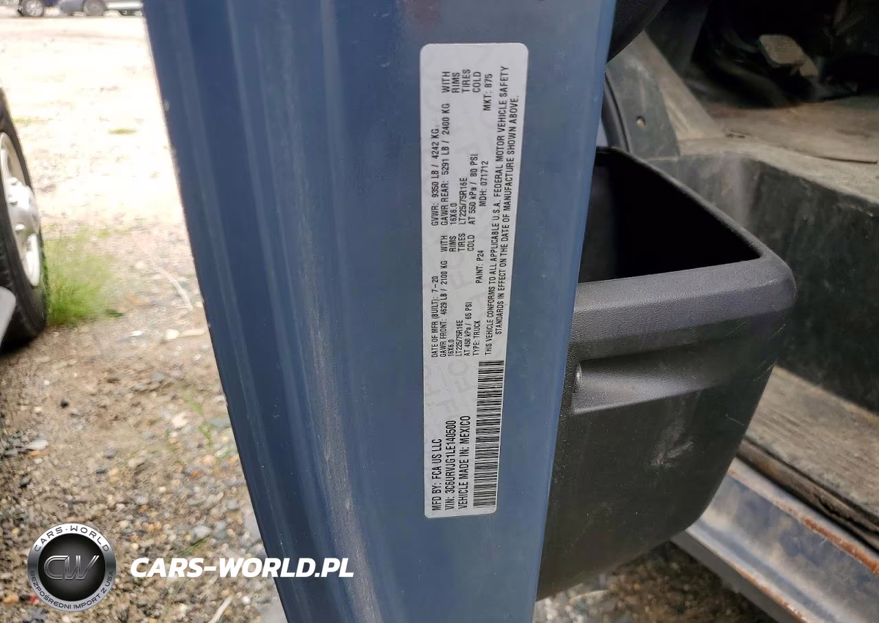 2020 Ram Promaster 1500 1500 High VIN:XC6URVJG1LE140500 - 13