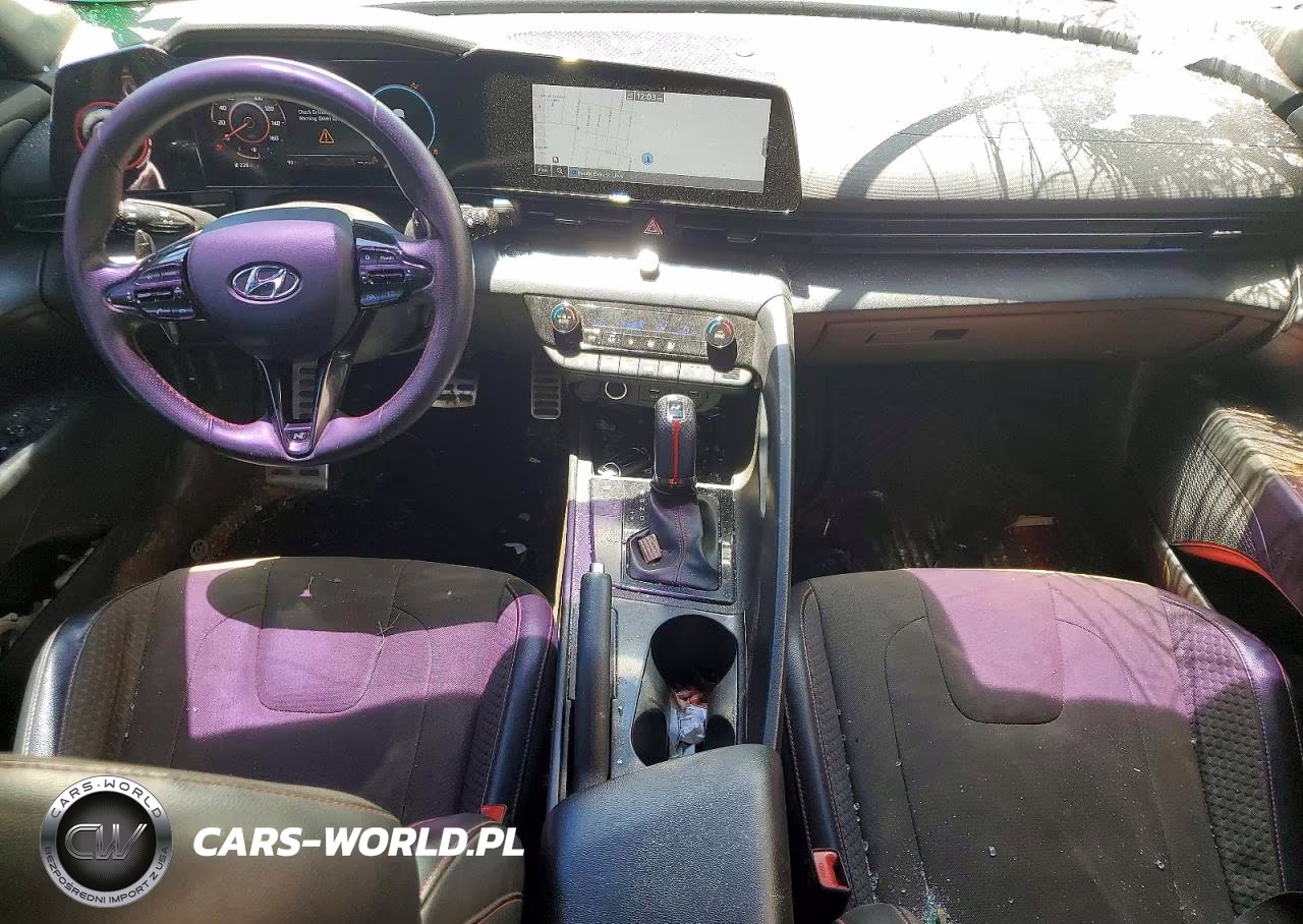 2023 Hyundai Elantra N Line VIN:KMHLR4AF5PU410837 - 8