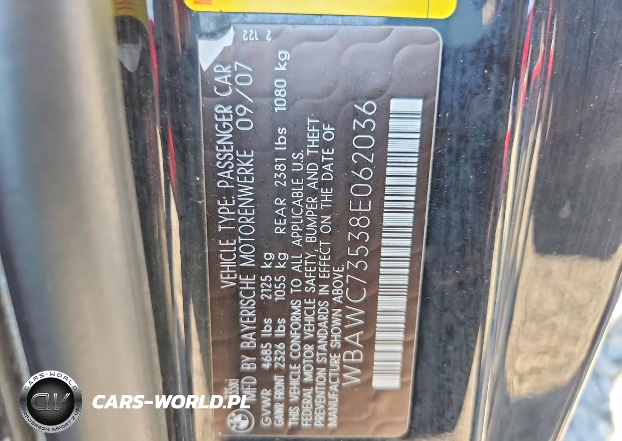2008 BMW 335 Xi VIN:WBAWC73538E062036 - 12