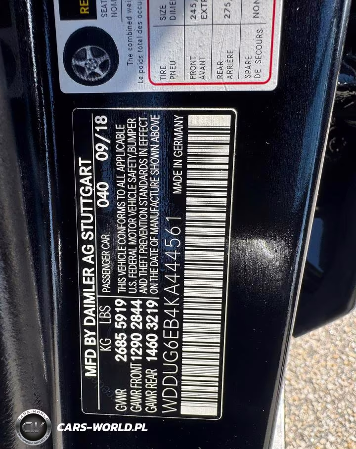 2019 Mercedes-Benz S 450 4Matic VIN:WDDUG6EB4KA444561 - 10