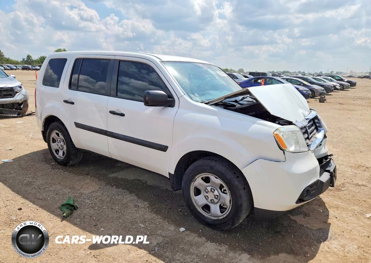 2015 Honda Pilot Lx VIN:5FNYF4H22FB014443 - 4