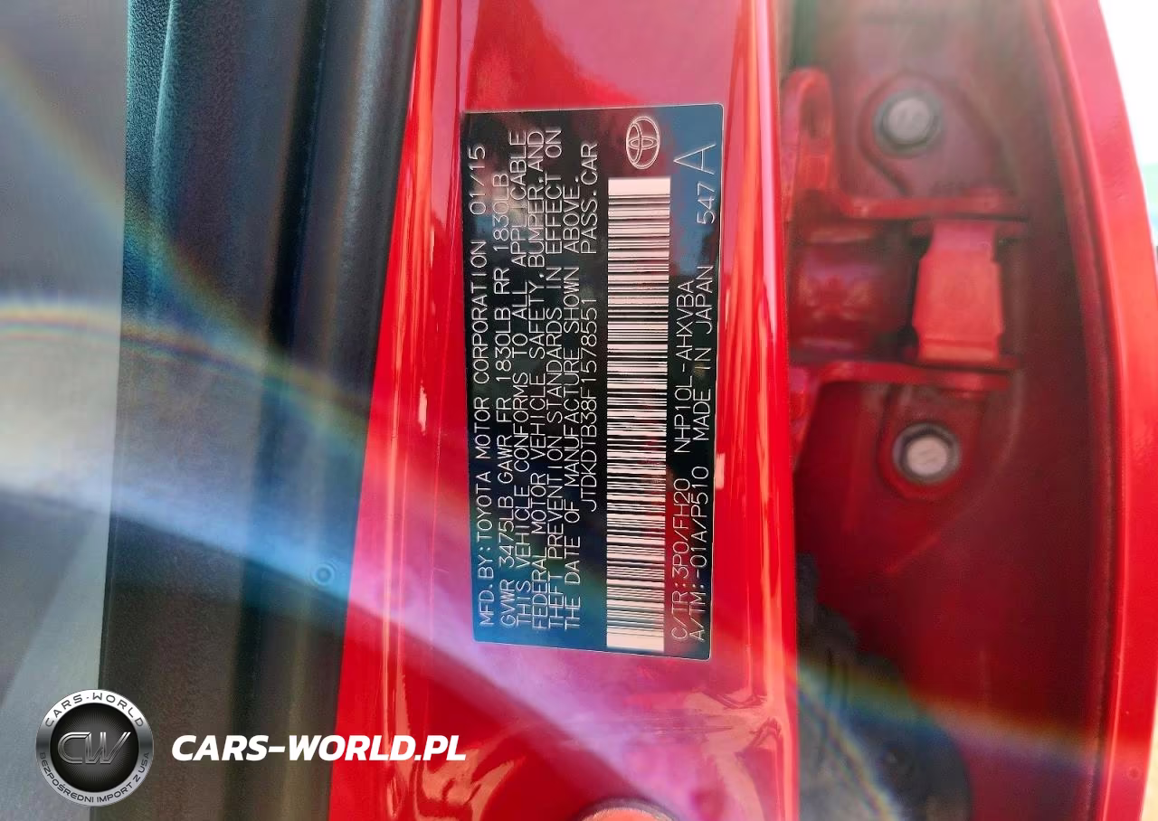 2015 Toyota Prius C One VIN:JTDKDTB38F1578551 - 12