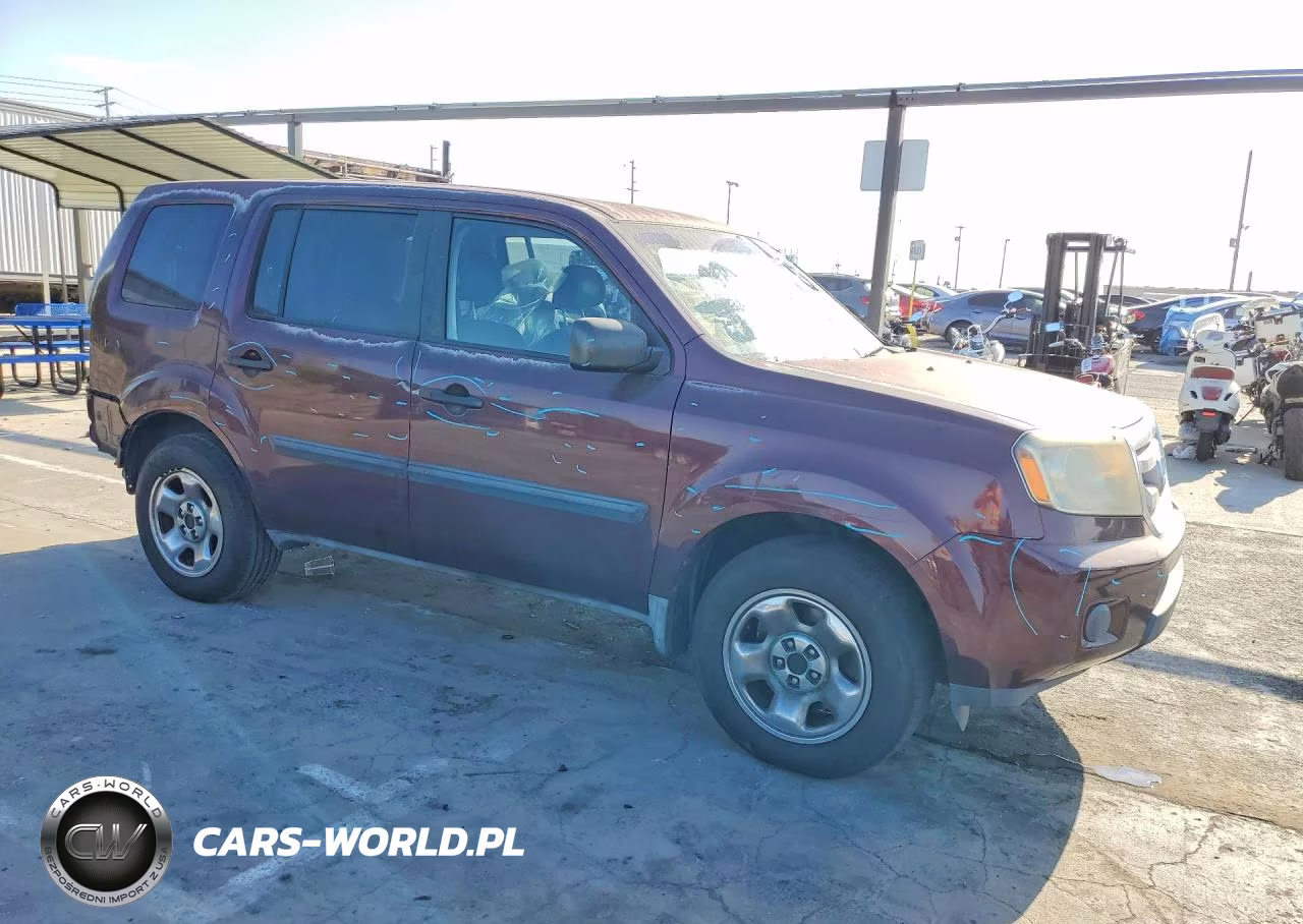 2010 Honda Pilot Lx VIN:5FNYF3H23AB021405 - 4