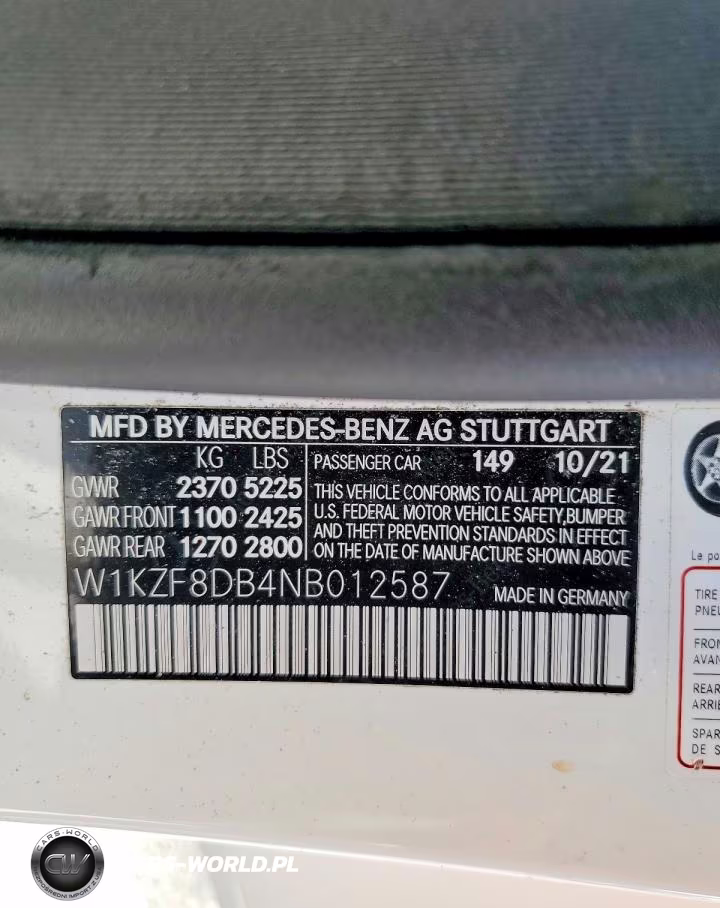 2022 Mercedes-Benz E 350 VIN:W1KZF8DB4NB012587 - 12