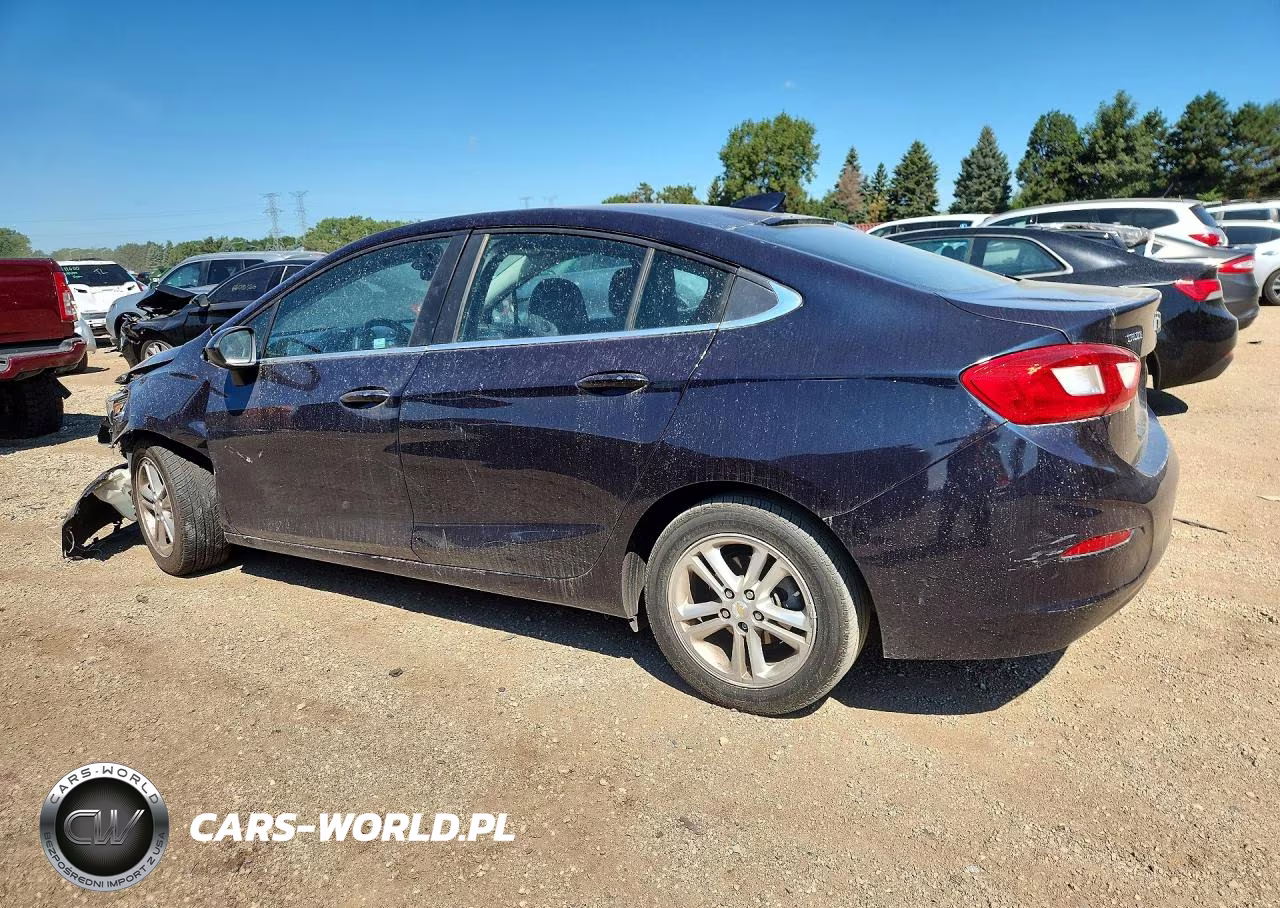 2016 Chevrolet Cruze Lt VIN:1G1BE5SMXG7318662 - 2