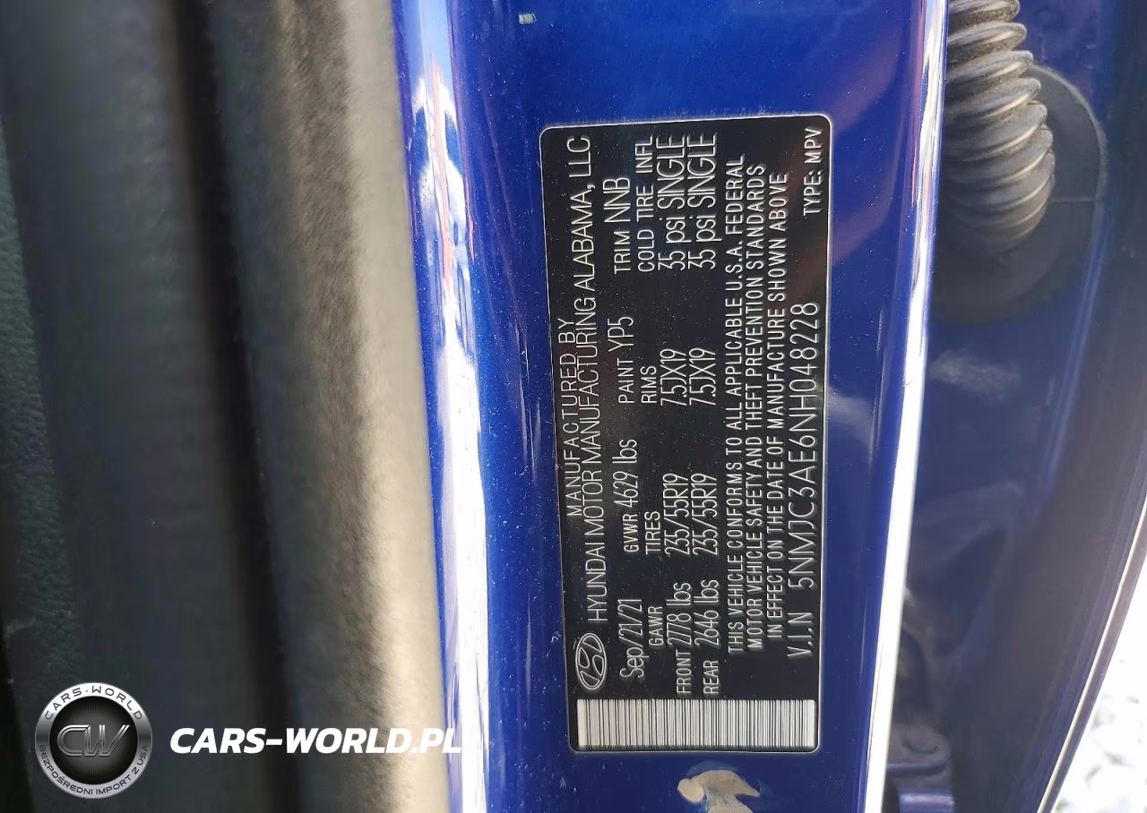 2022 Hyundai Tucson Sel VIN:5NMJC3AE6NH048228 - 13