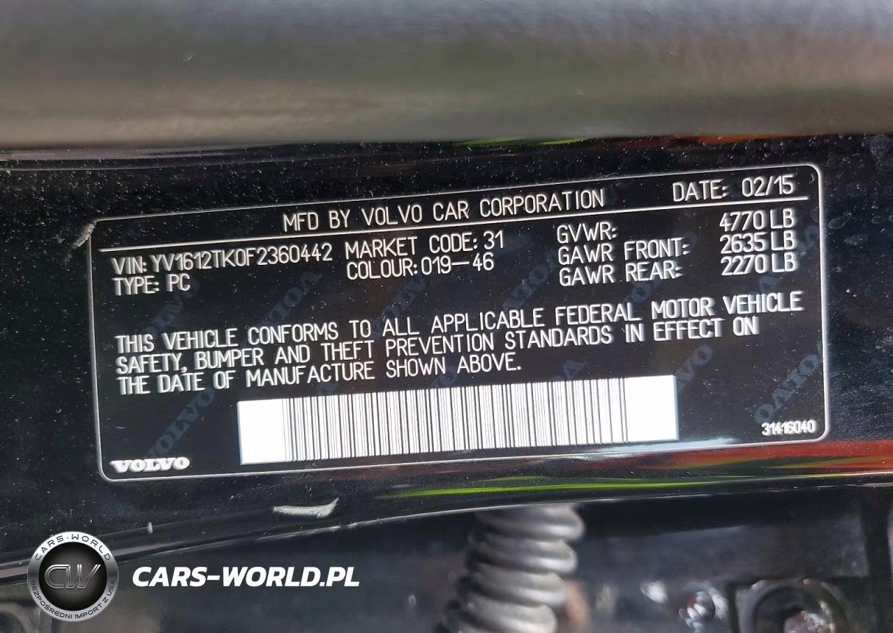 2015 Volvo S60 Premier VIN:YV1612TK0F2360442 - 12