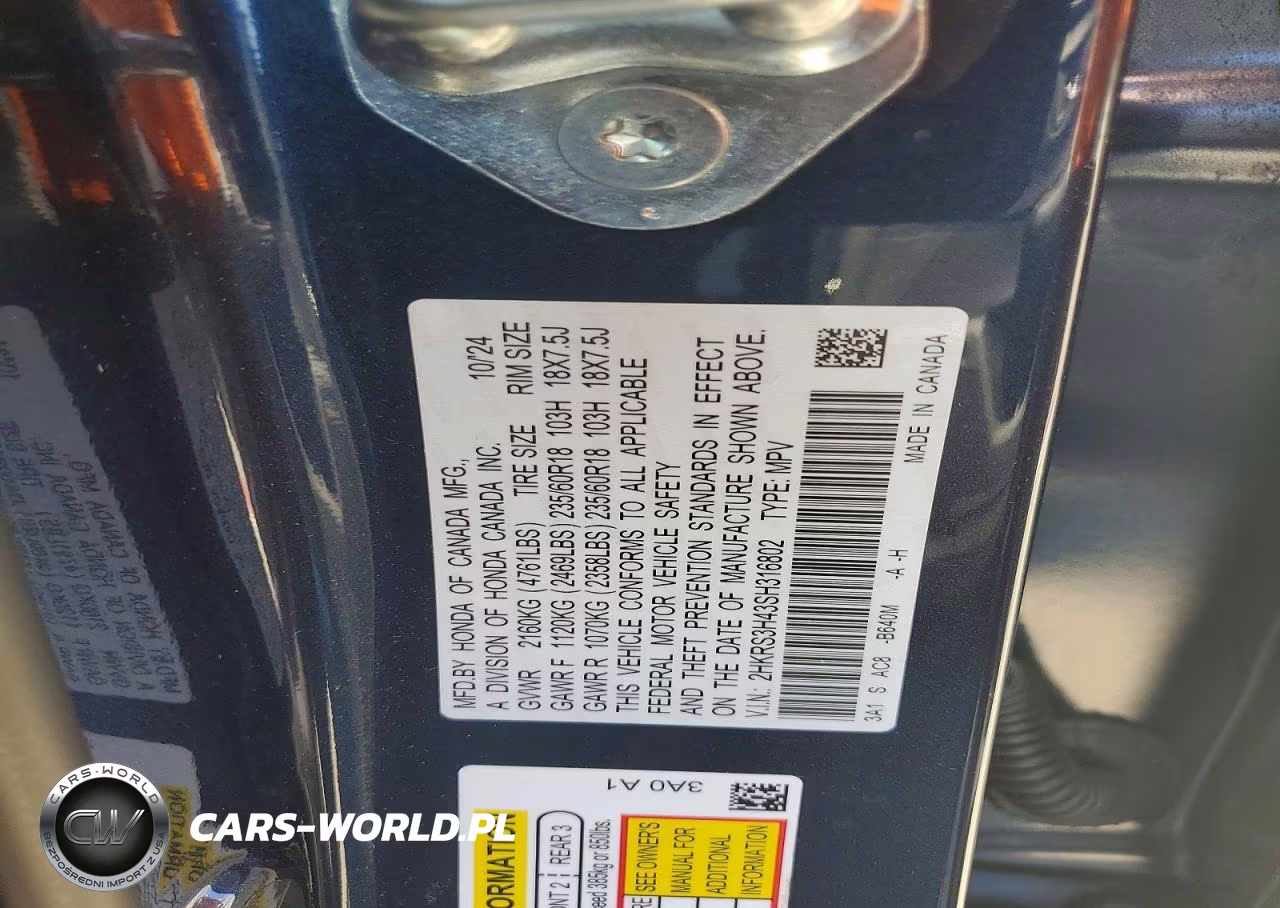 2025 Honda Cr-V Ex VIN:2HKRS3H43SH316802 - 12