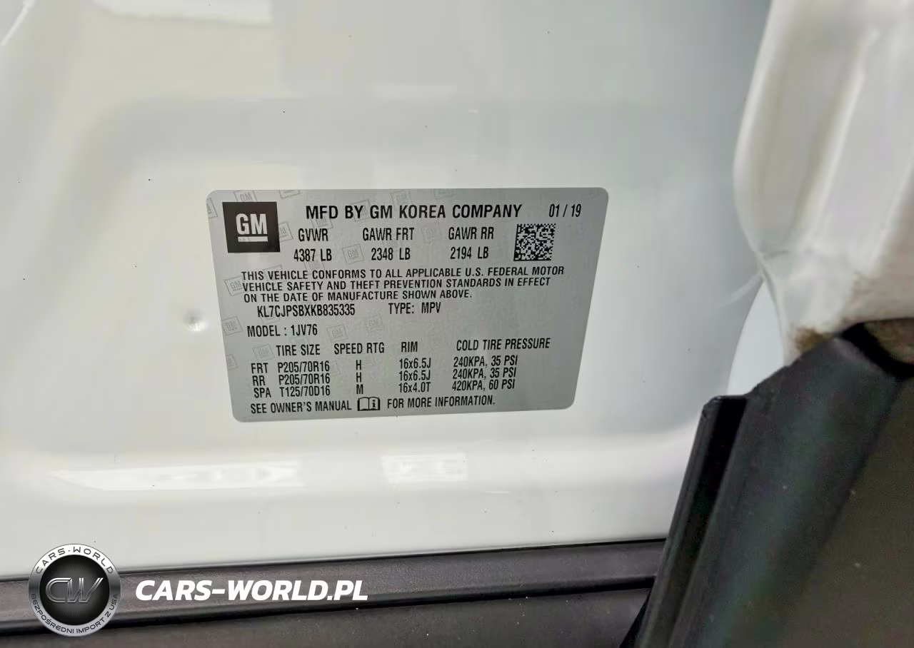 2019 Chevrolet Trax 1Lt VIN:KL7CJPSBXKB835335 - 10