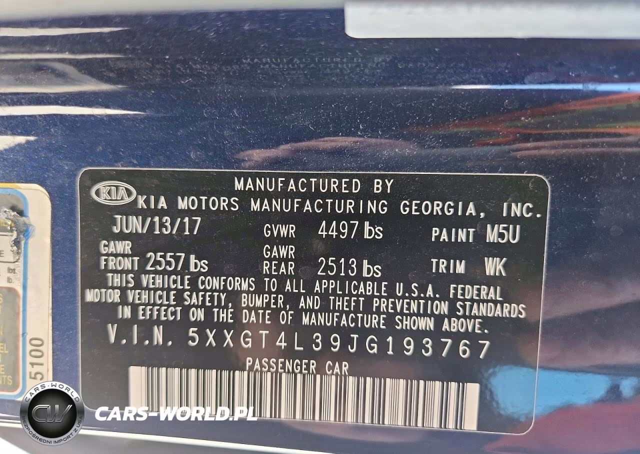 2018 Kia Optima Lx VIN:5XXGT4L39JG193767 - 12
