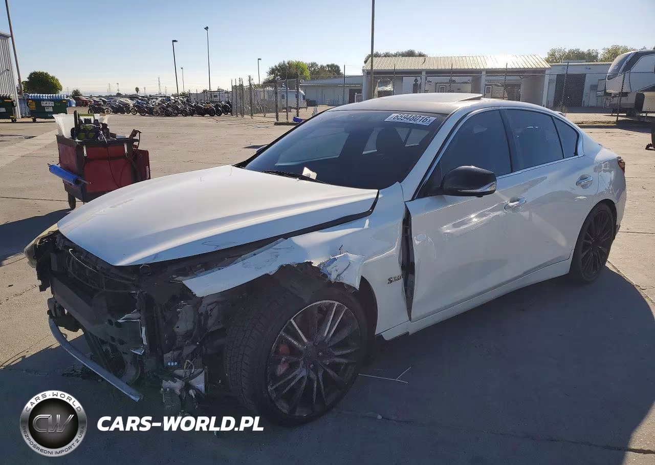 2018 Infiniti Q50 Red Sport 400 VIN:JN1FV7AP6JM460017 - 1