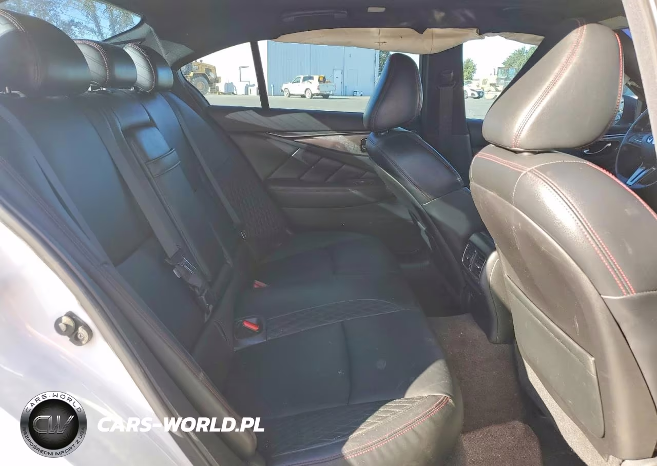 2018 Infiniti Q50 Red Sport 400 VIN:JN1FV7AP6JM460017 - 10