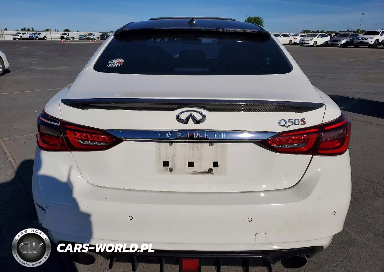 2018 Infiniti Q50 Red Sport 400 VIN:JN1FV7AP6JM460017 - 6