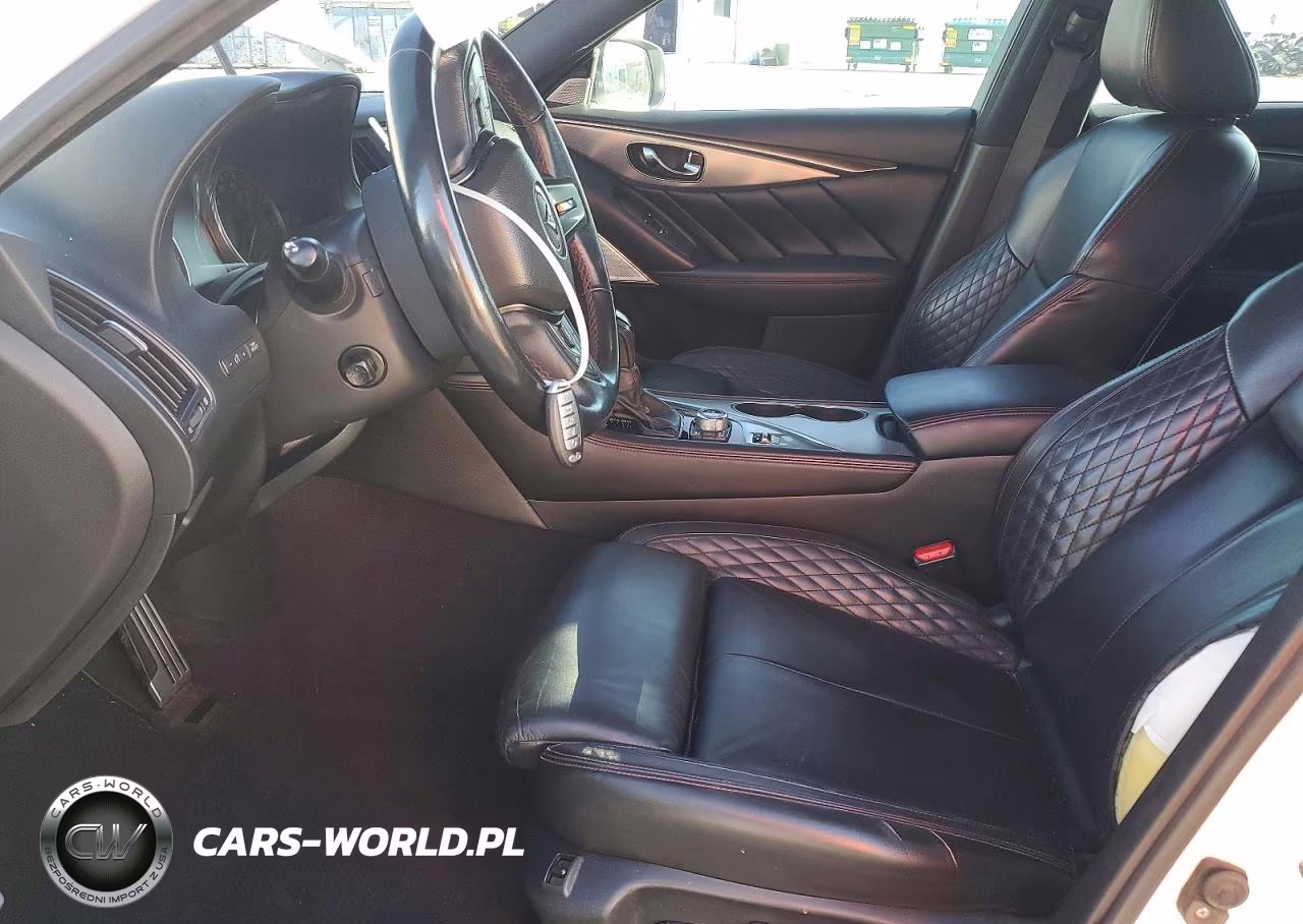 2018 Infiniti Q50 Red Sport 400 VIN:JN1FV7AP6JM460017 - 7