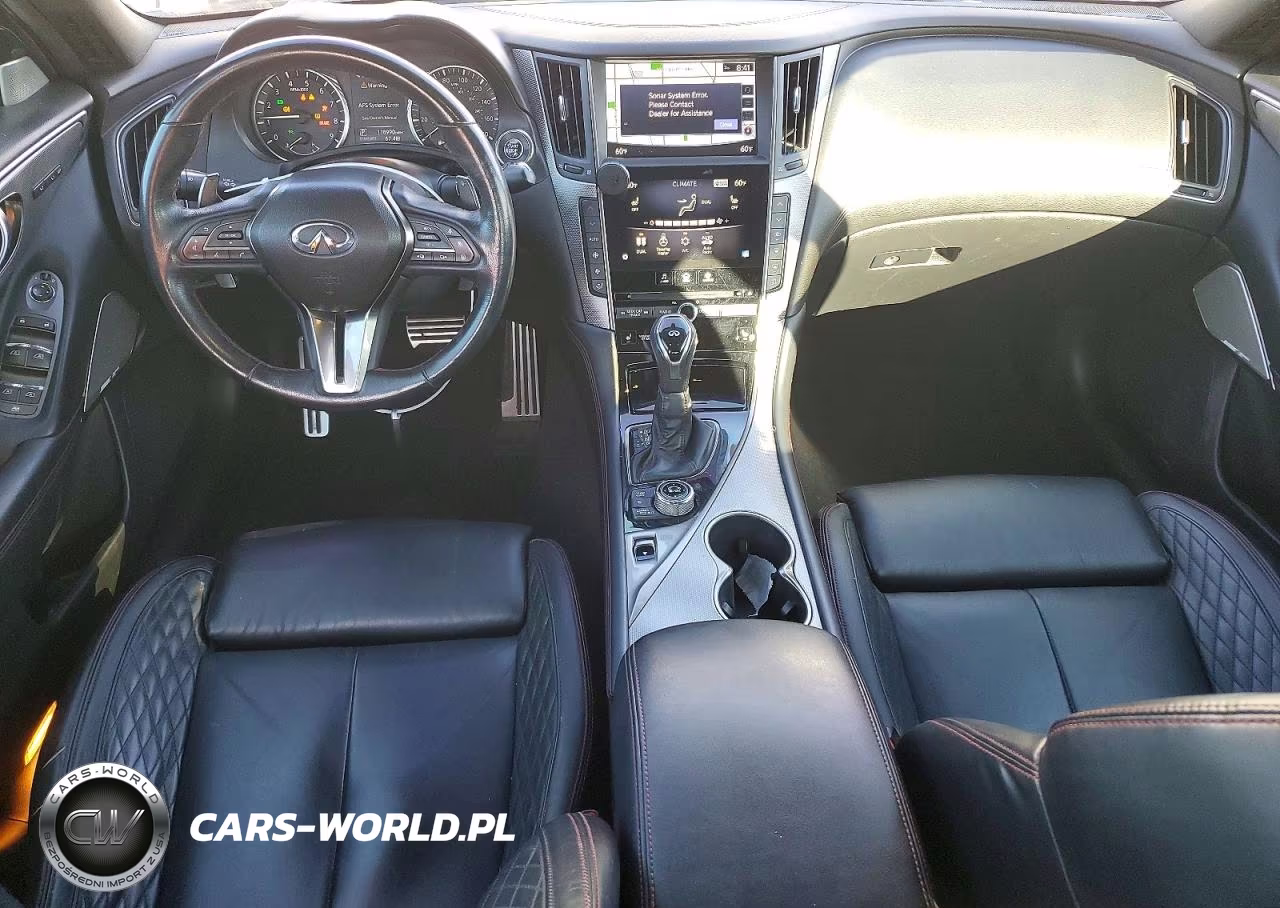 2018 Infiniti Q50 Red Sport 400 VIN:JN1FV7AP6JM460017 - 8