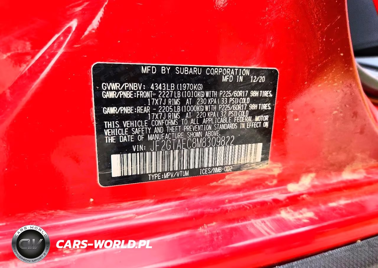 2021 Subaru Crosstrek Premium VIN:JF2GTAEC8M8309822 - 13