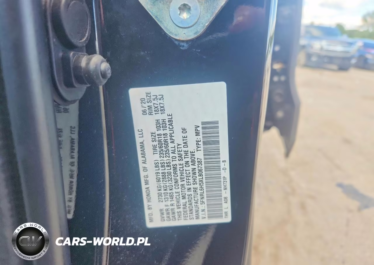 2020 Honda Odyssey Ex VIN:5FNRL6H5XLB067387 - 13