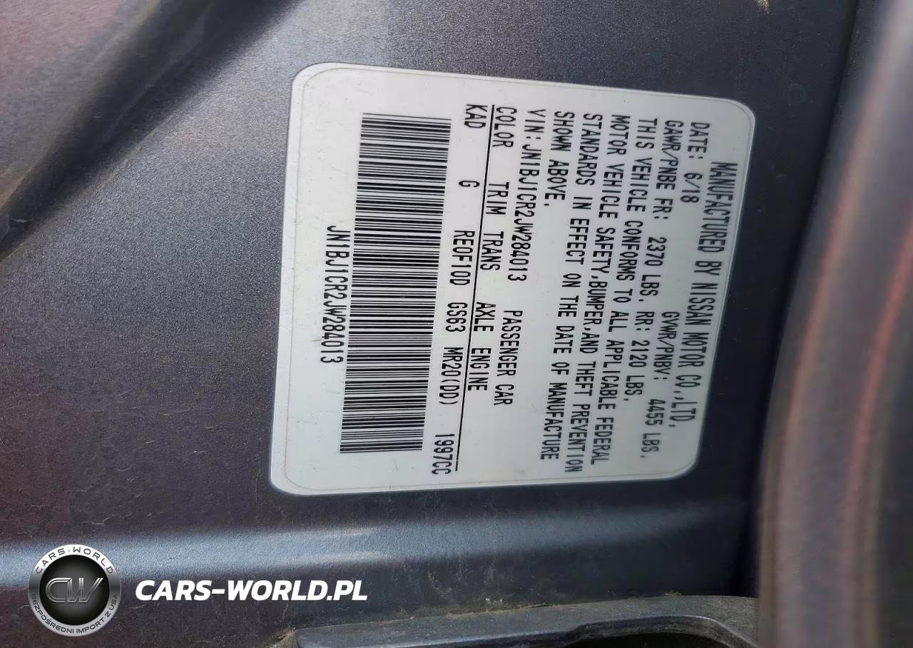 2018 Nissan Rogue Sport Sv VIN:JN1BJ1CR2JW284013 - 13