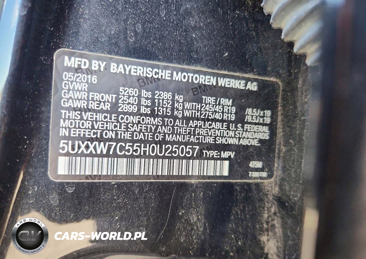 2017 BMW X4 xDrivem40I VIN:5UXXW7C55H0U25057 - 13