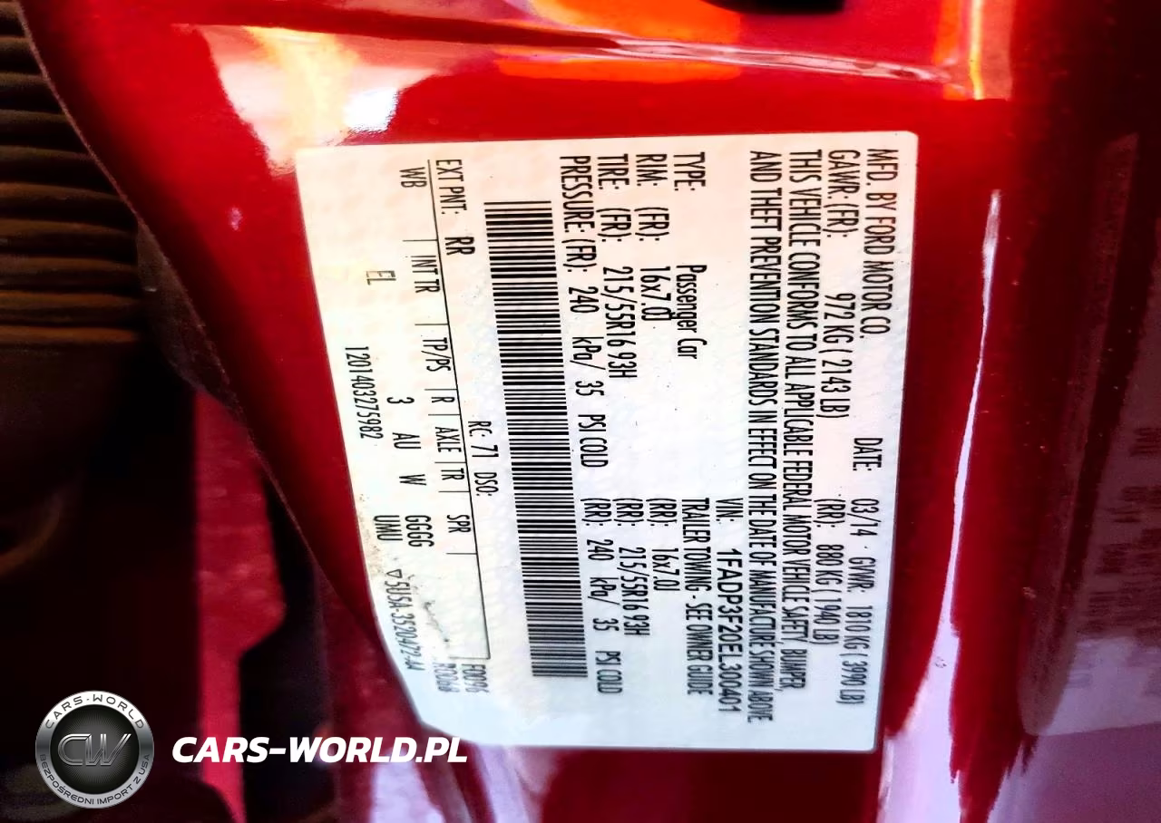 2014 Ford Focus Se VIN:1FADP3F20EL300401 - 12