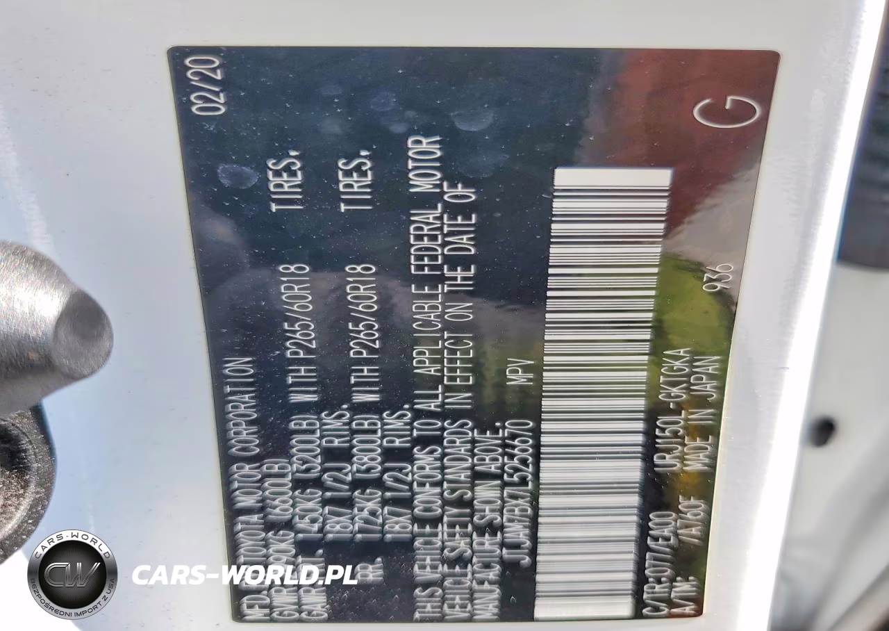 2020 Lexus Gx 460 Premium VIN:JTJAM7BX7L5256670 - 13