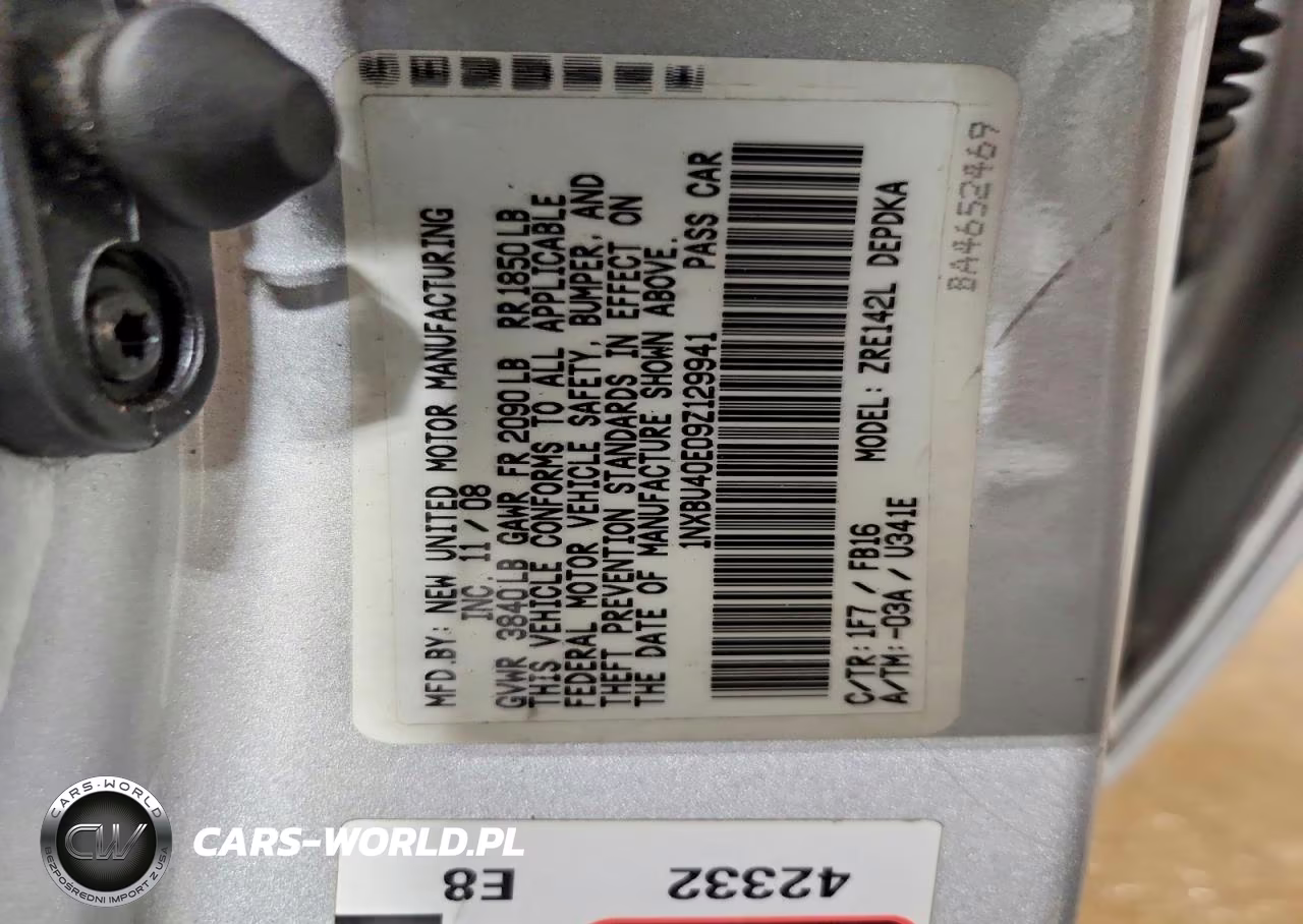 2009 Toyota Corolla Le VIN:1NXBU40E09Z129941 - 13