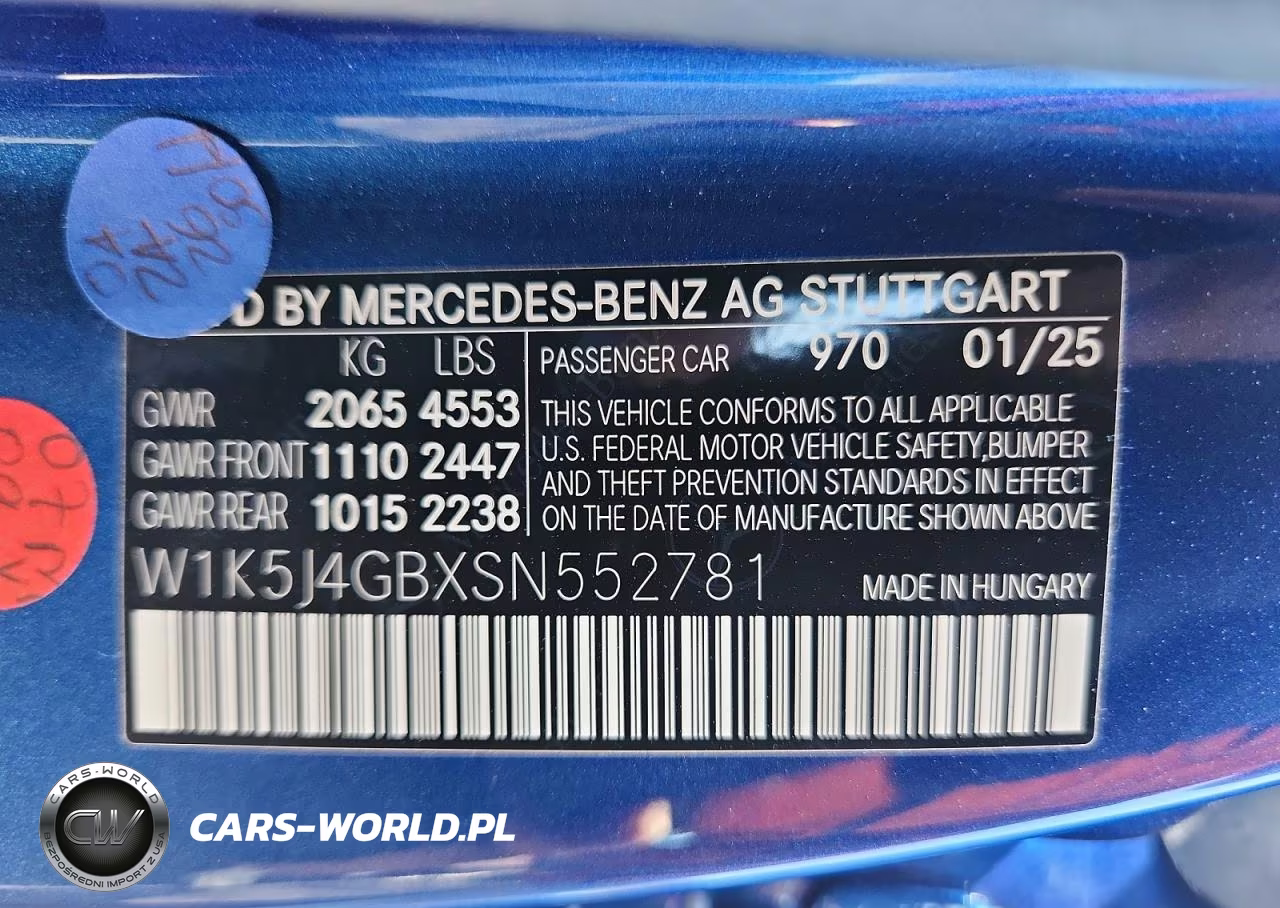 2025 Mercedes-Benz Cla 250 VIN:W1K5J4GBXSN552781 - 13