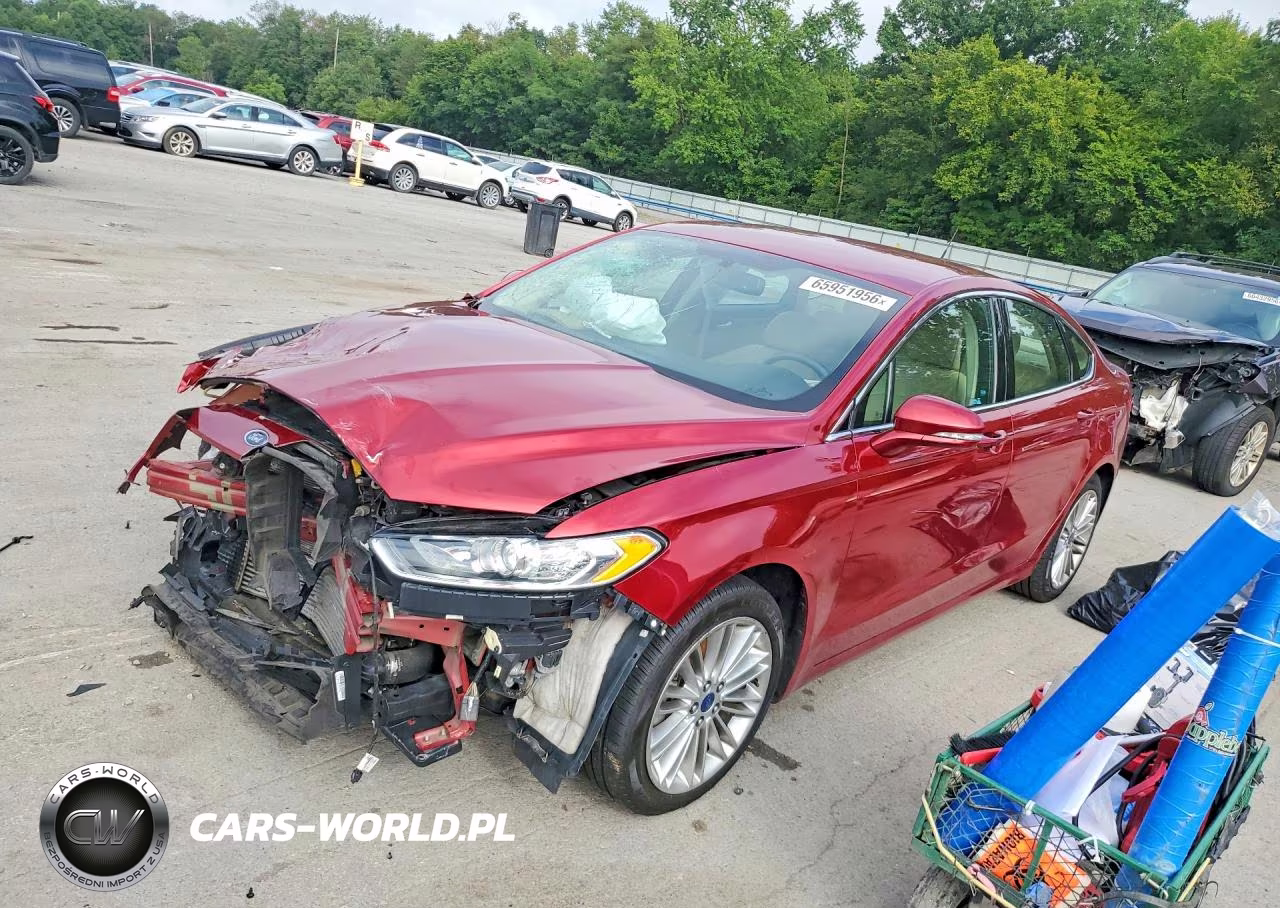 2016 Ford Fusion Se VIN:3FA6P0H93GR191809 - 1
