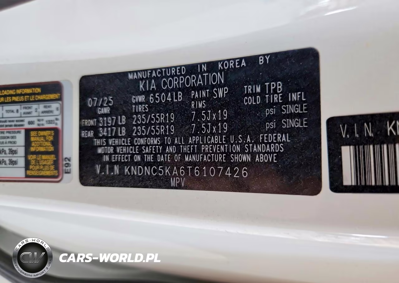 2026 Kia Carnival Ex VIN:KNDNC5KA6T6107426 - 13