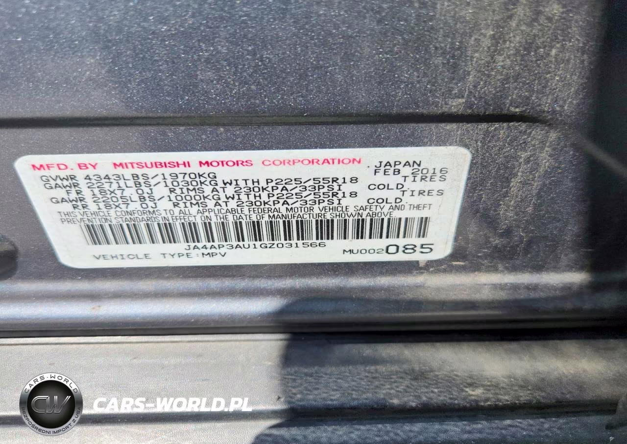 2016 Mitsubishi Outlander Sport Es VIN:JA4AP3AU1GZ031566 - 13