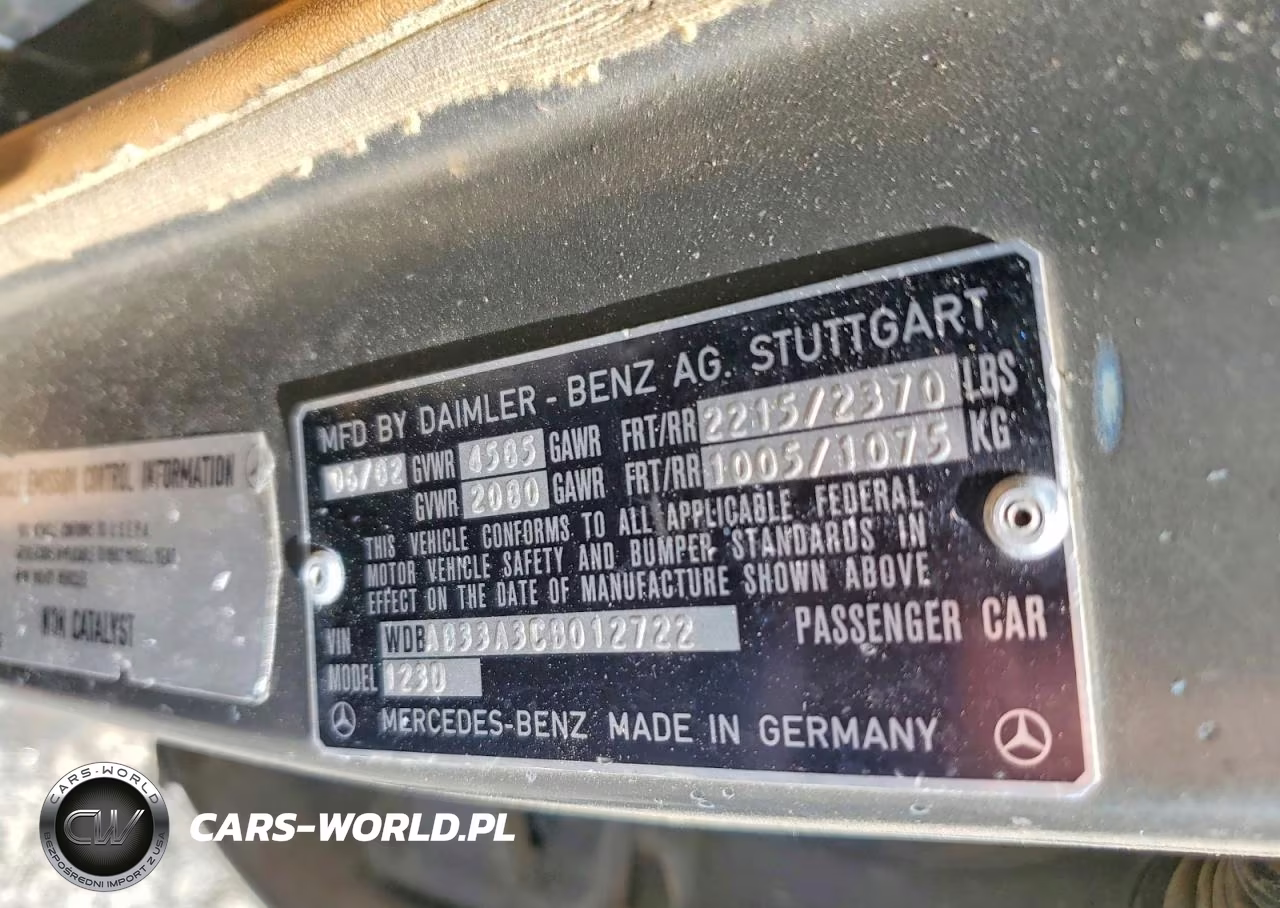 1982 Mercedes-Benz 300 Dt VIN:WDBAB33A3CB012722 - 12