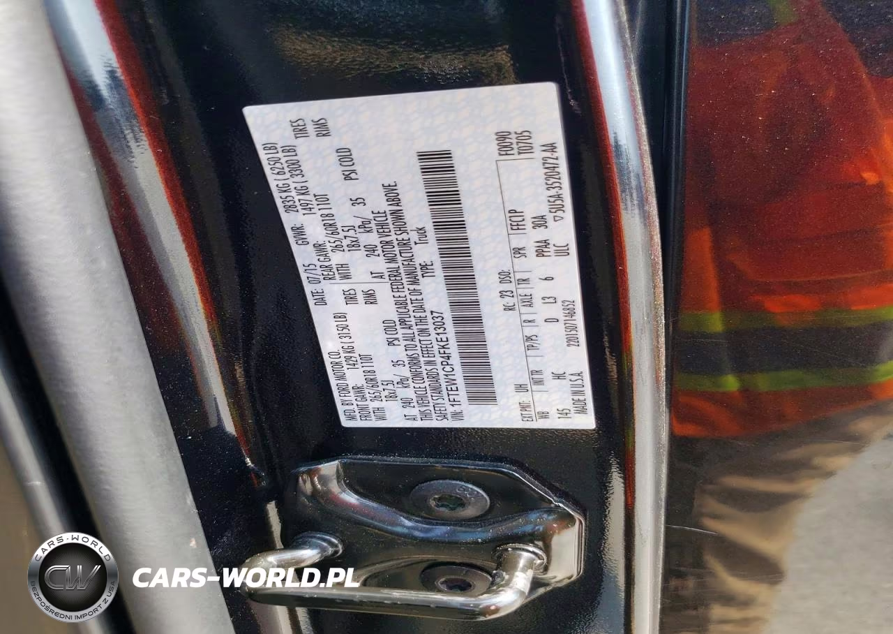 2015 Ford F150 Supercrew VIN:1FTEW1CP4FKE13037 - 12