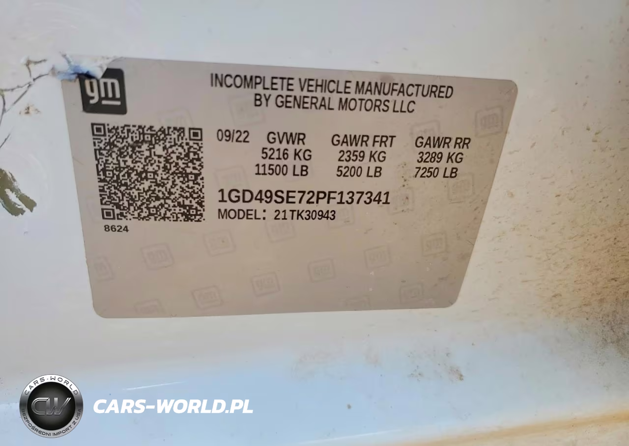 2023 GMC Sierra K3500 VIN:1GD49SE72PF137341 - 12