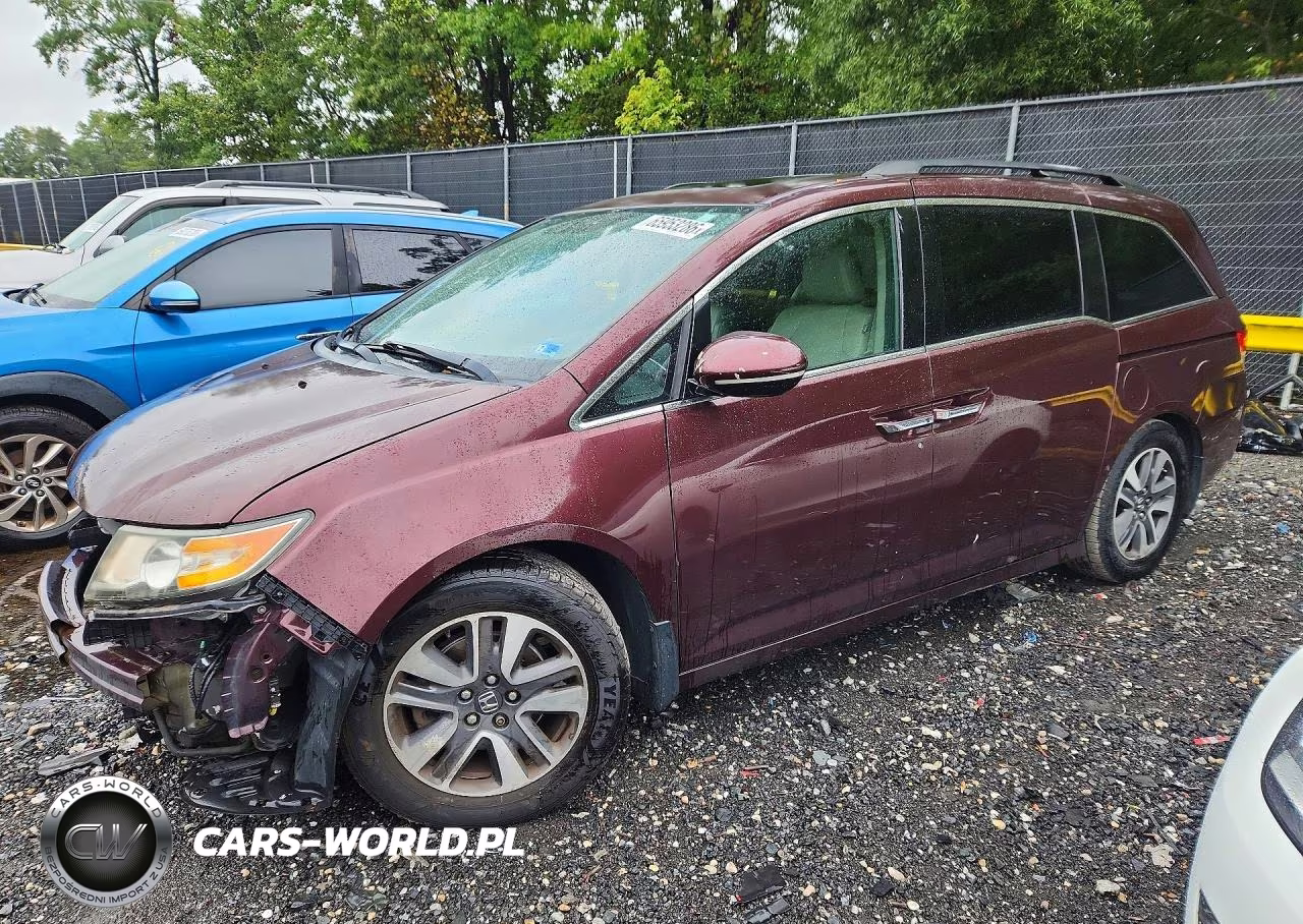 2014 Honda Odyssey Touring VIN:5FNRL5H98EB039961 - 1