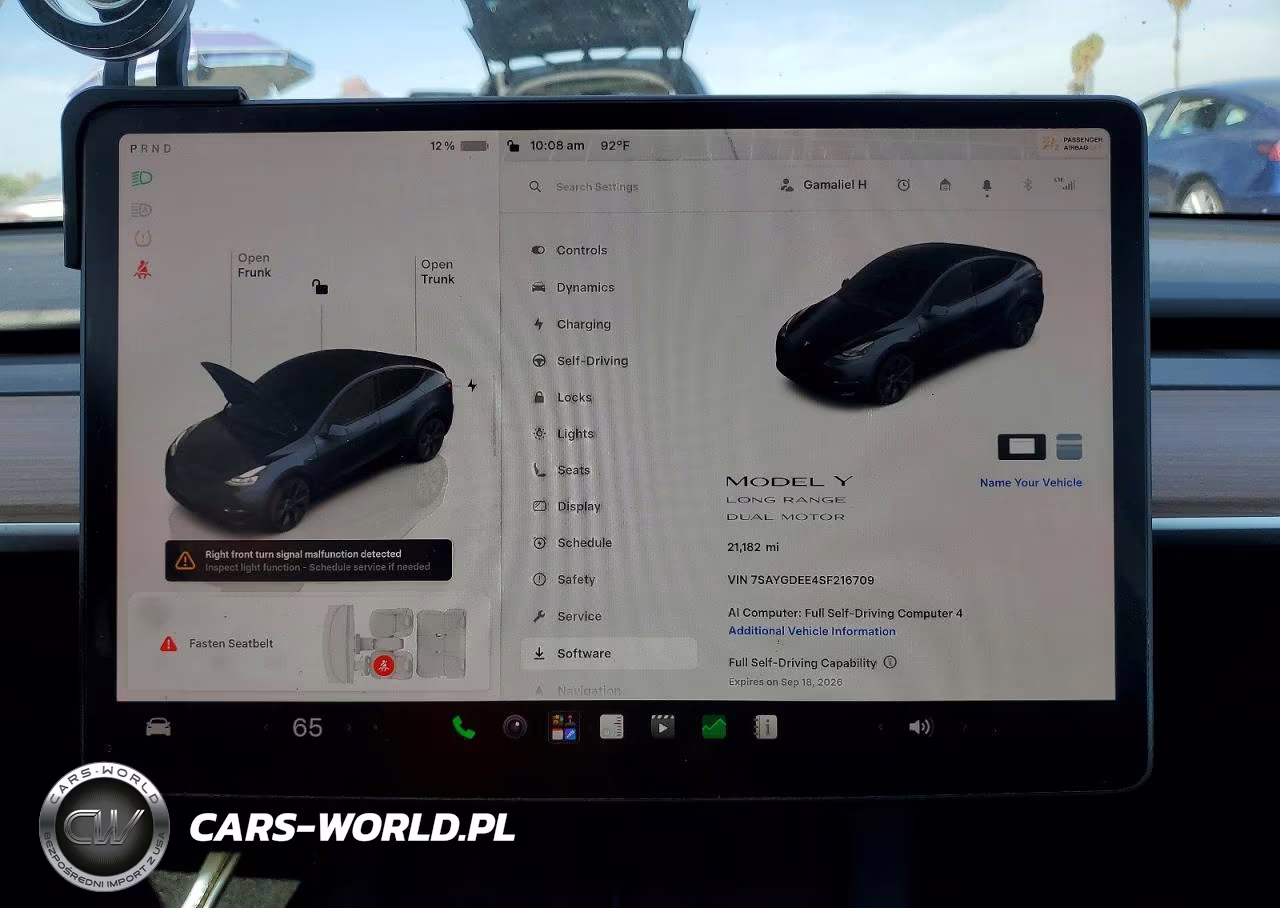 2025 Tesla Model Y VIN:7SAYGDEE4SF216709 - 9