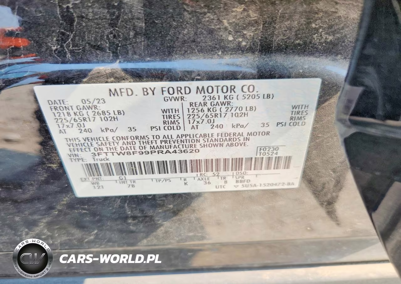 2023 Ford Maverick Xl VIN:3FTTW8F99PRA43620 - 12