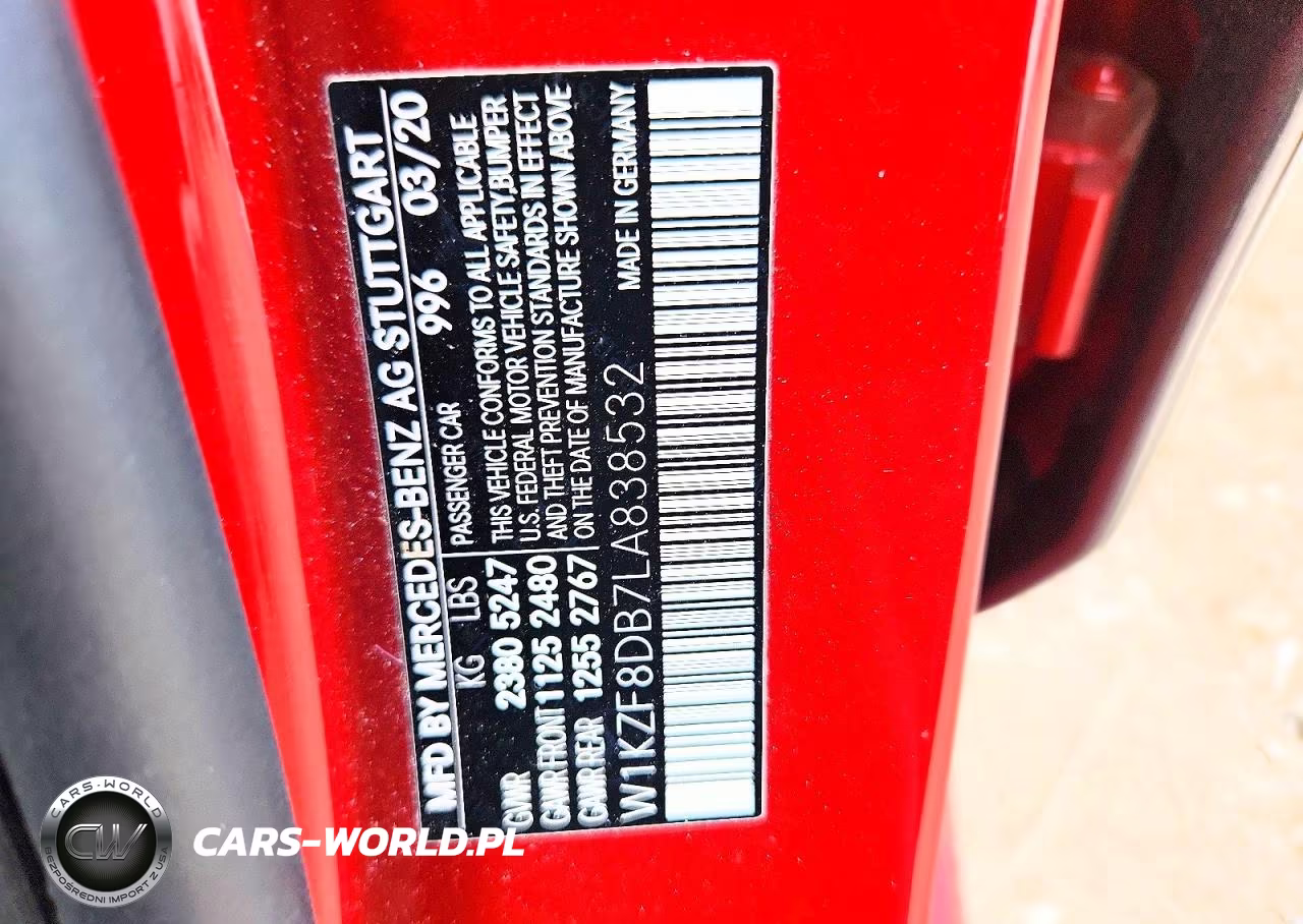 2020 Mercedes-Benz E 350 VIN:W1KZF8DB7LA838532 - 13