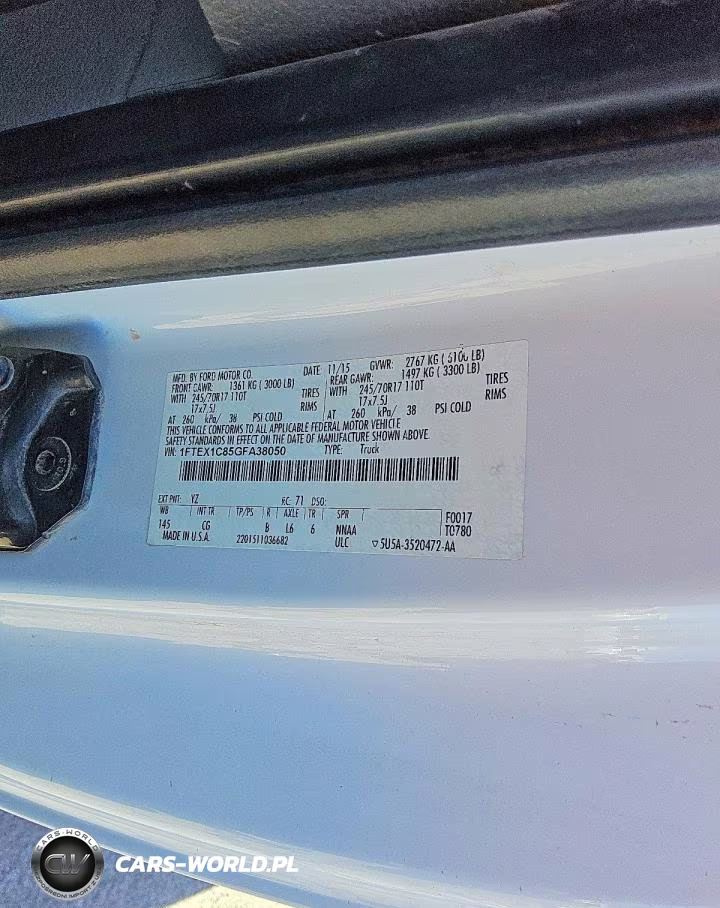 2016 Ford F150 Super Cab VIN:1FTEX1C85GFA38050 - 12