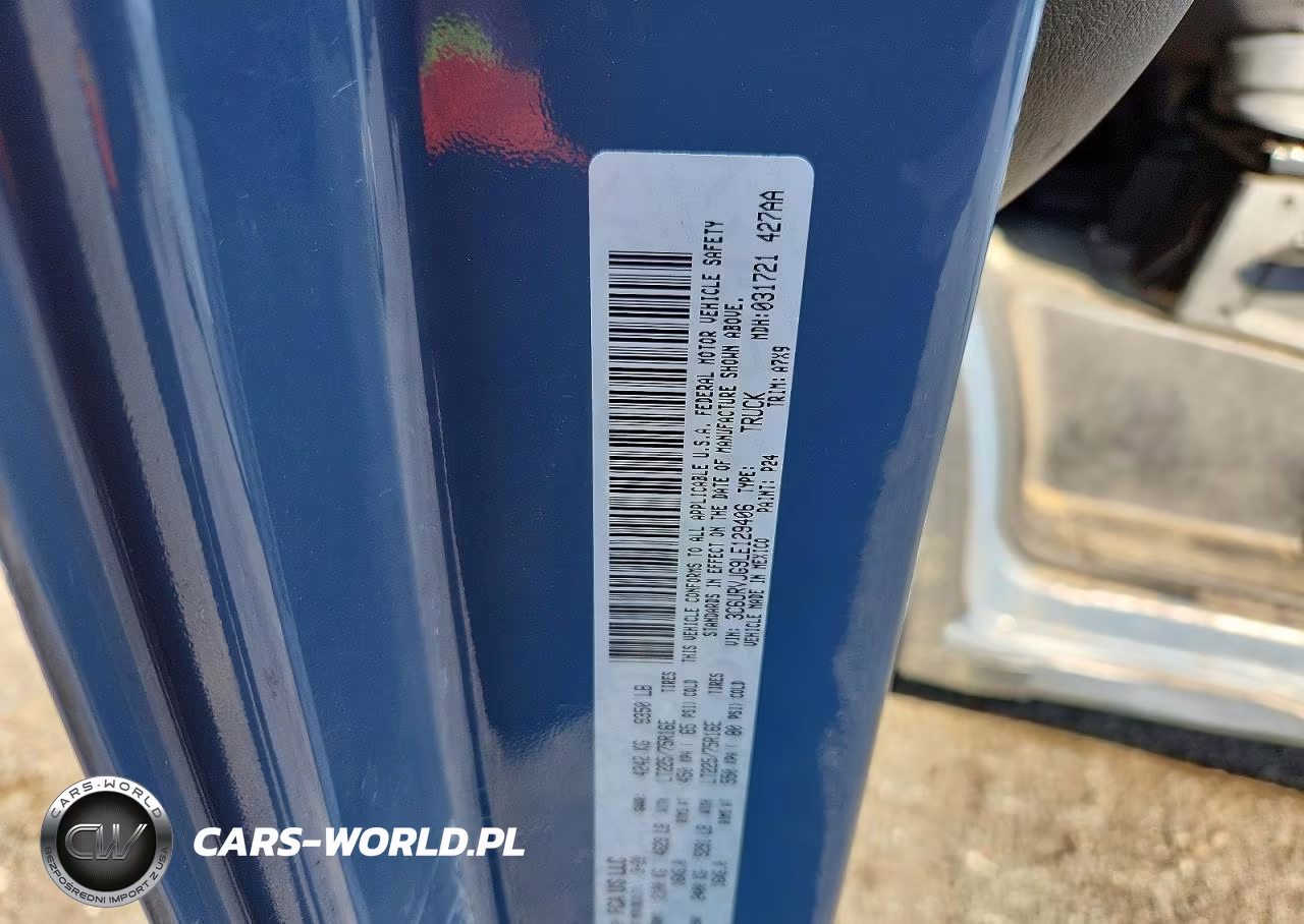 2020 Ram Promaster 3500 Vf Delivery Van VIN:3C6URVJG9LE129406 - 13