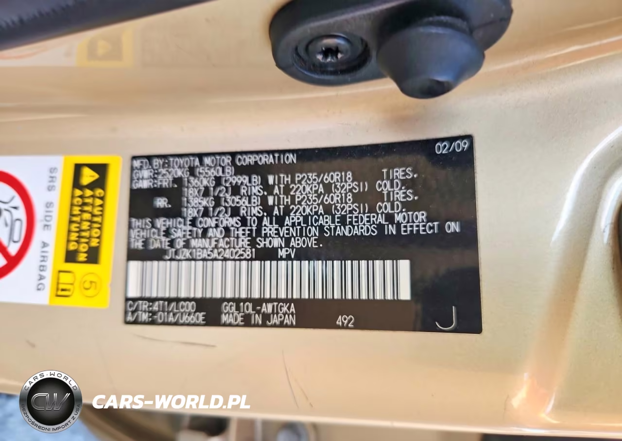 2010 Lexus Rx 350 VIN:JTJZK1BA5A2402581 - 12