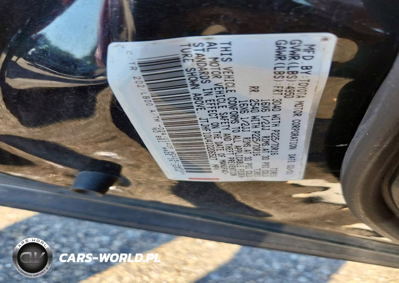 2001 Lexus Rx 300 VIN:JTJHF10U410206527 - 13