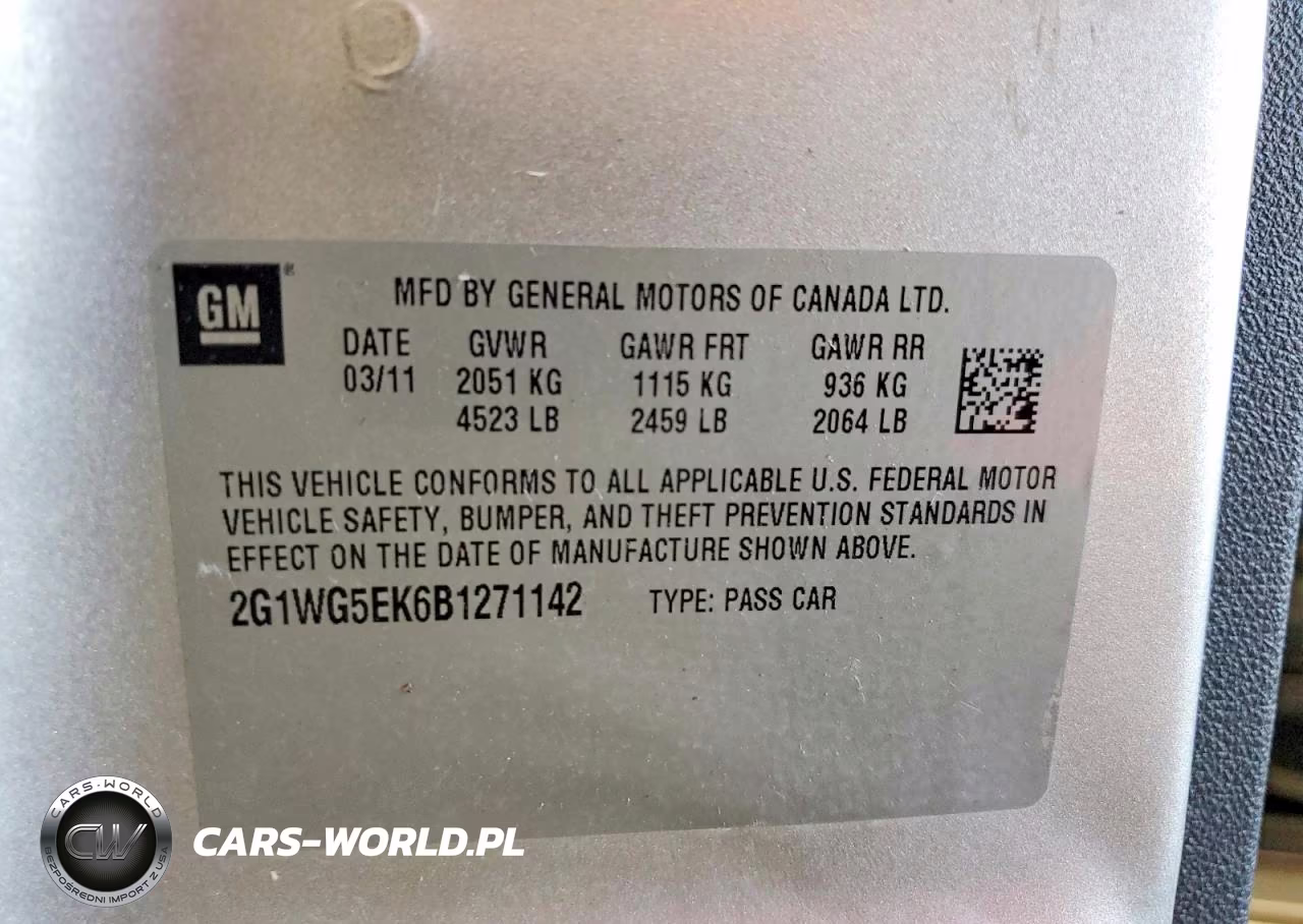 2011 Chevrolet Impala Lt VIN:2G1WG5EK6B1271142 - 12
