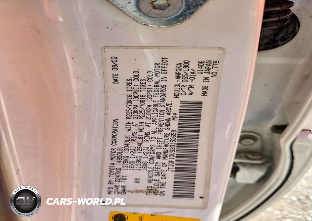 2003 Lexus Rx 300 VIN:JTJGF10U930153659 - 13