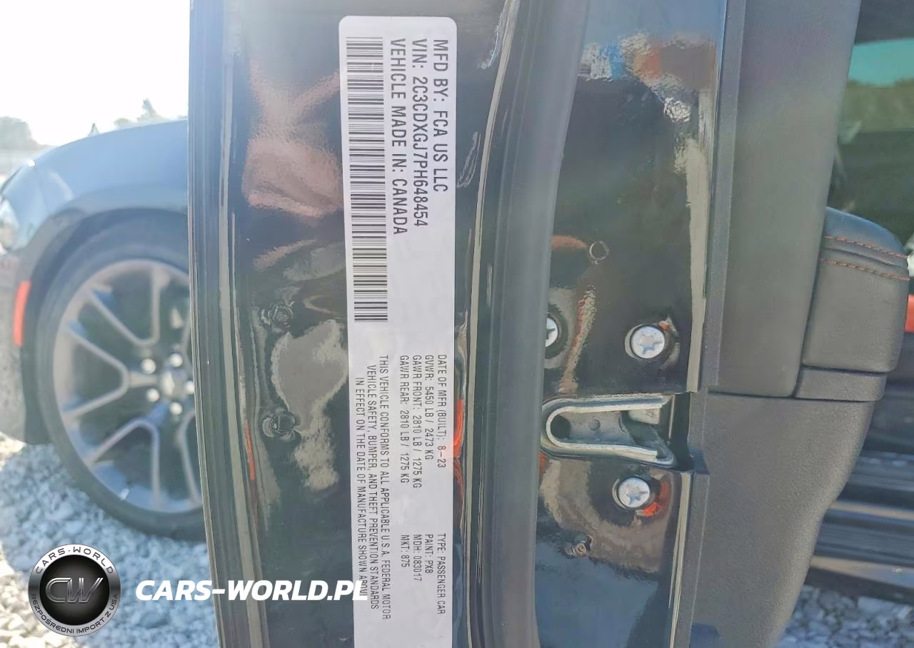 2023 Dodge Charger Scat Pack VIN:2C3CDXGJ7PH648454 - 12