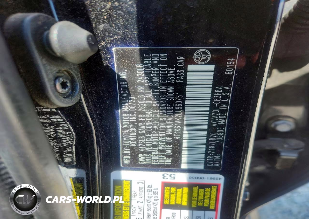 2020 Toyota Camry Xse VIN:4T1K61AK2LU960751 - 12